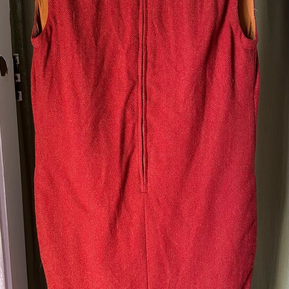 Vintage 60s Pendleton Deep V-neck Mini Dress - Picture 2 of 3